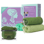 African Net Sponge, Exfoliating Body Scrubber for Back, 3 Pack