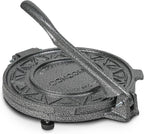 Cast Iron Heavy Duty Tortilla Press (Version 2.0). Commercial Grade Pataconera Presser. Perfect Maker for Flour or