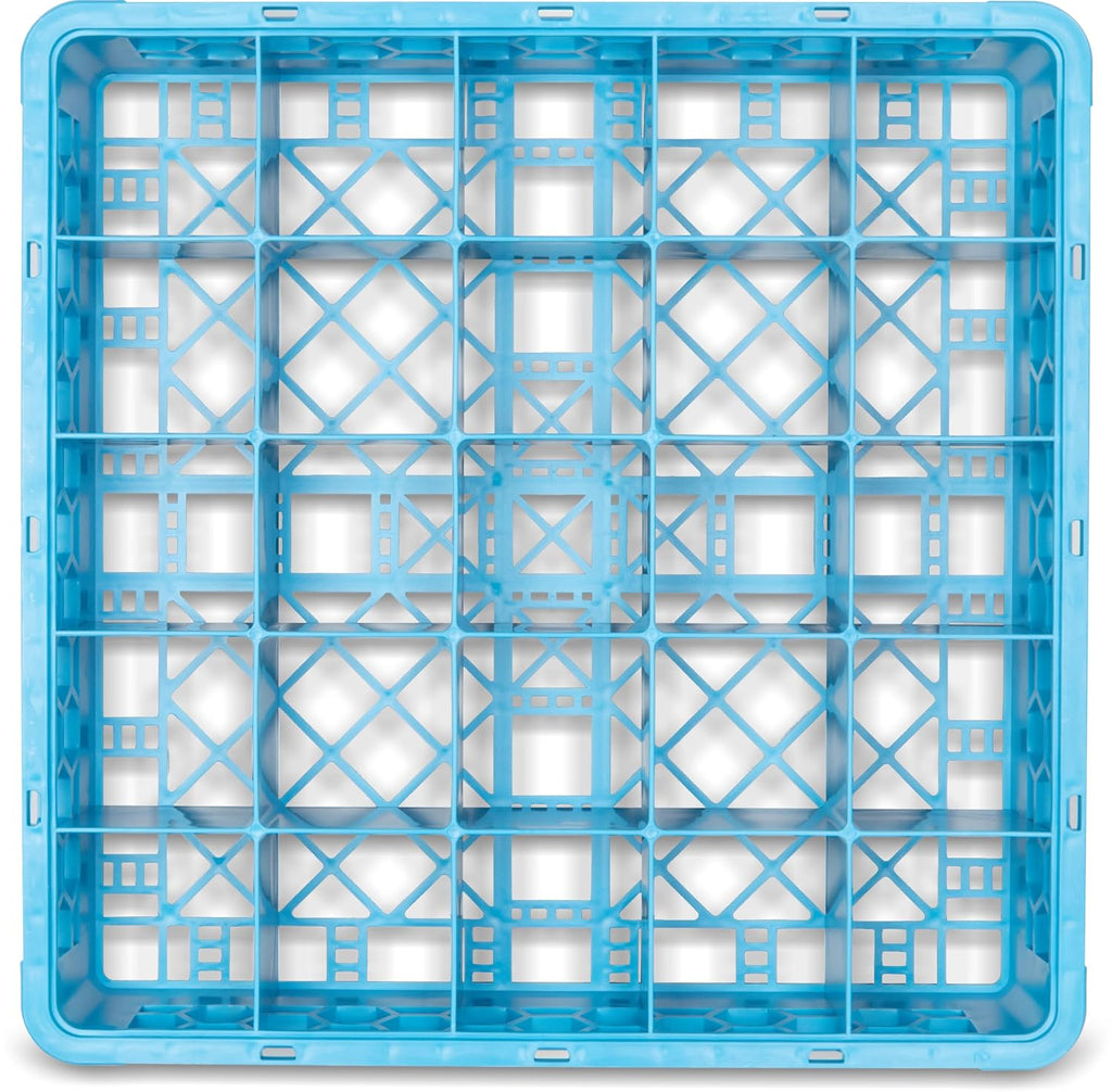 Carlisle Commercial Dishwasher Glass Rack, 25 Compartments, Base Rack