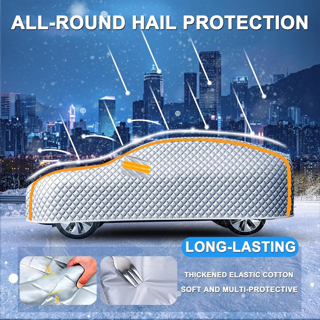 Hail Protector Car Cover Compatible with Mercedes Classe C C220 Outdoor Waterproof Anti-Hail Car Tarpaulin with