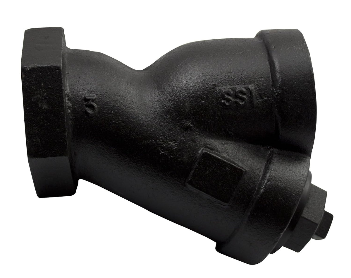 Apollo Valve YCT Series Cast Iron Y-Strainer, 3/4" NPT Female, 20 Mesh Screen