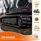 2 Rubber Tracks 230x48x70 Made for Case CX14 CX15STR