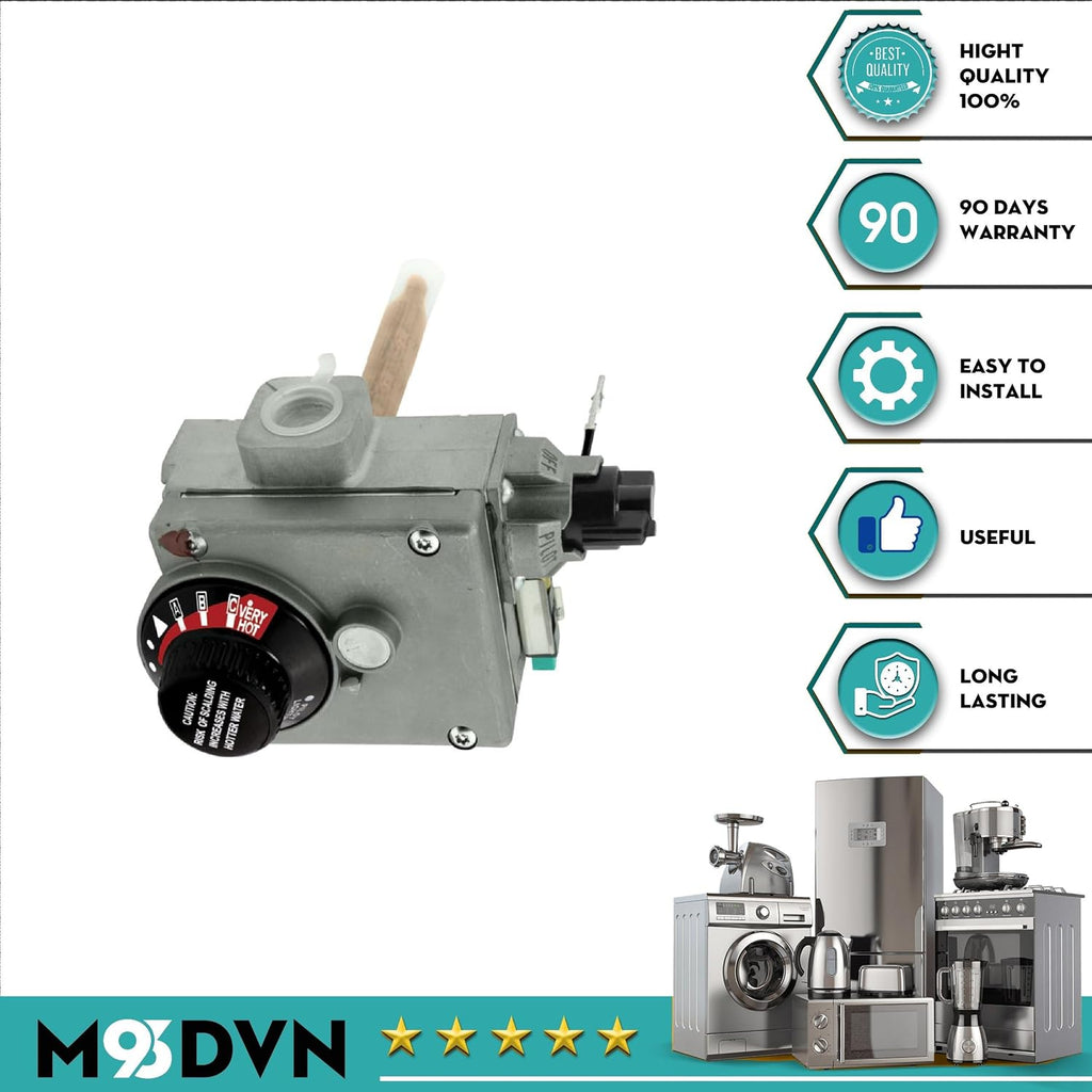 Gas Valve Replacement for AO Smith (GCV 50 100), State Select GS6-50-YBRT, GE 40 Gallon Tank, State Industries Inc GS640YBRT S/N K05J067805 Water Heater