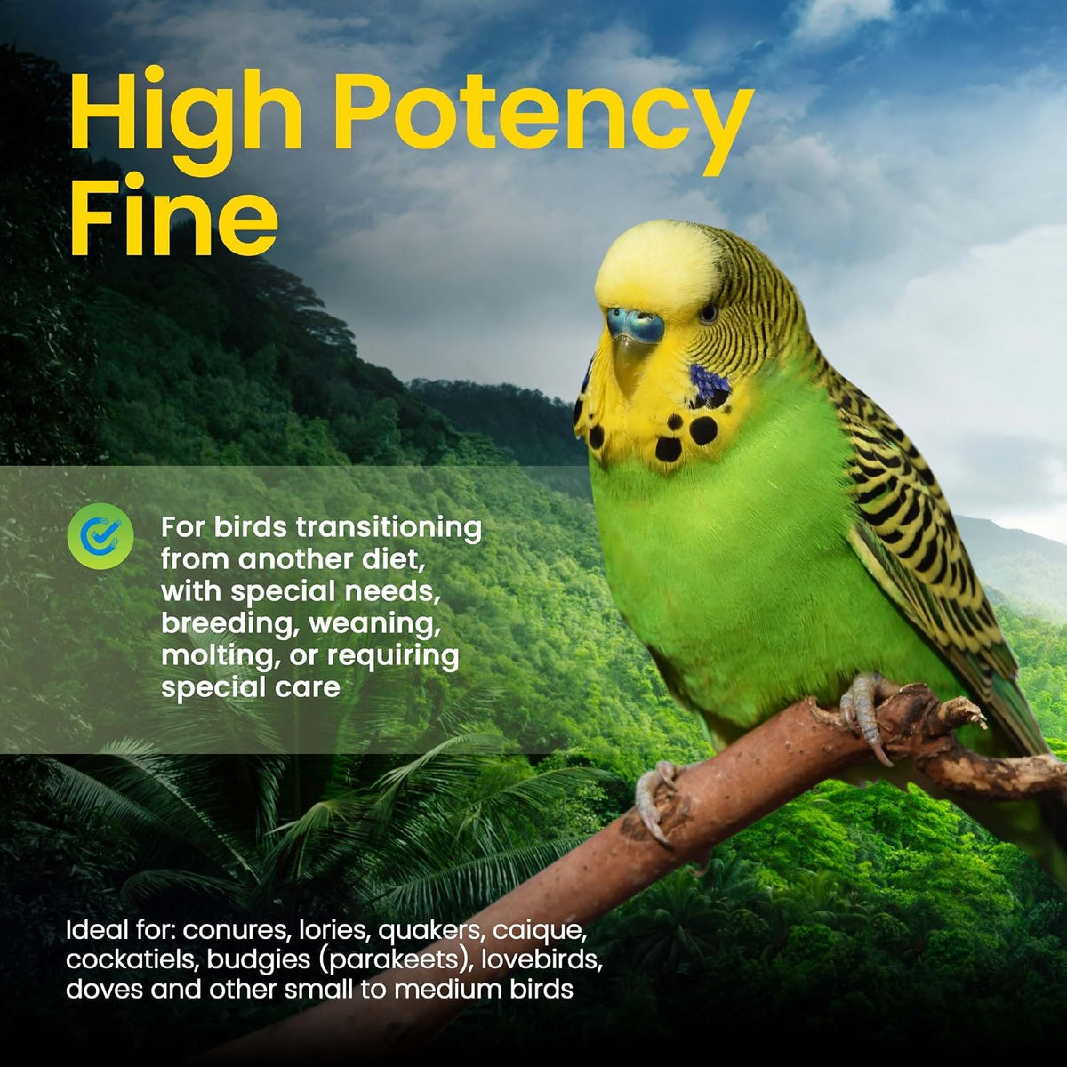 High Potency Fine, Certified Organic Non-GMO Diet 1lb