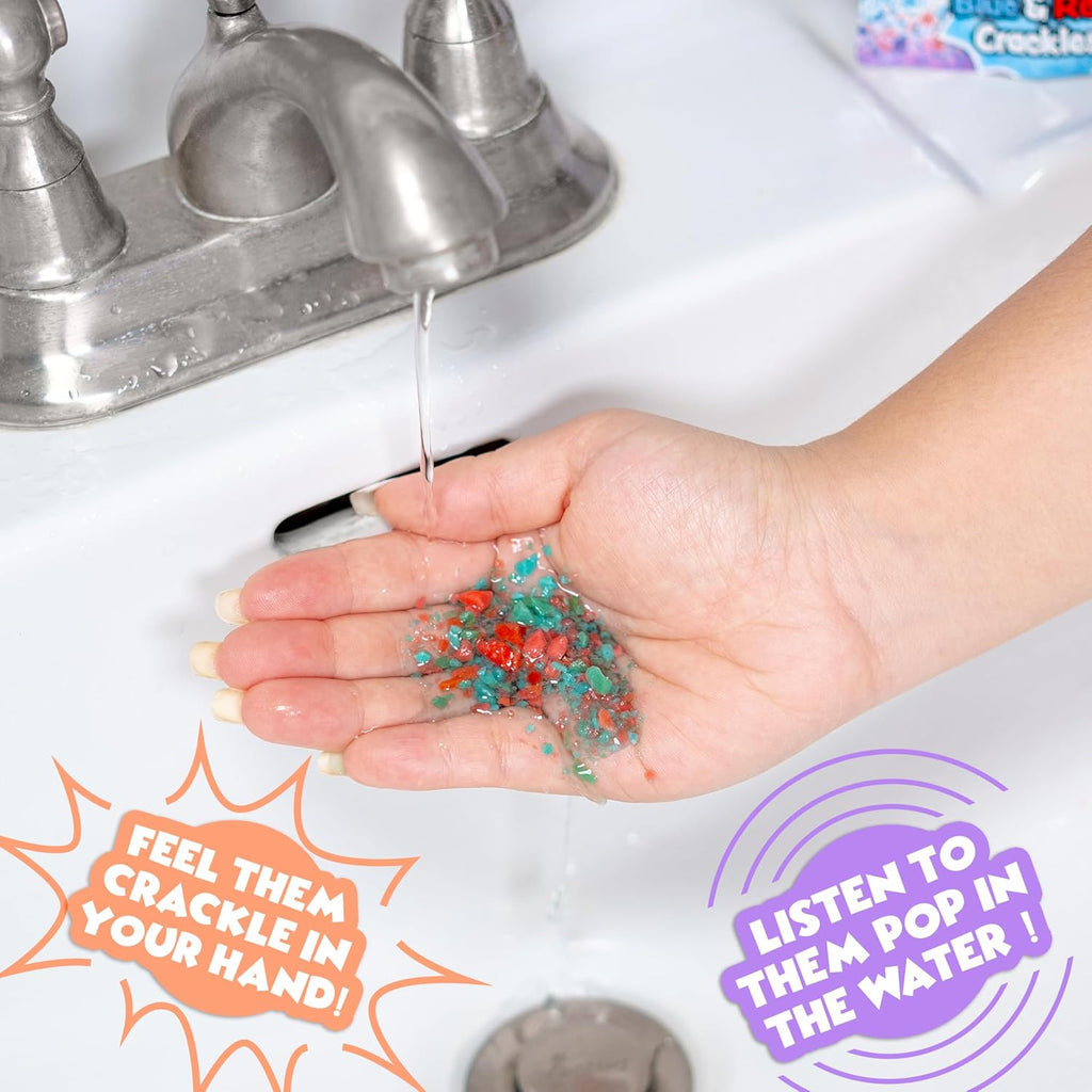 Bath Crackles Bath Toy, Variety 12 Pack | Nontoxic & Fragrance-Free | Makes Bath Water Crackle & Pop for a Unique