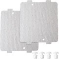 WB39X10034 262100100006 Microwave Waveguide Cover (2-Pack) for GE Microwave | 3-7/8" x 4-1/4" Mica Plate