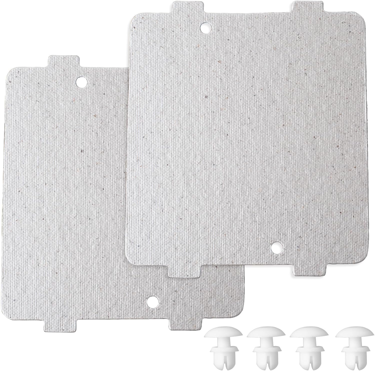 WB39X10034 262100100006 Microwave Waveguide Cover (2-Pack) for GE Microwave | 3-7/8" x 4-1/4" Mica Plate