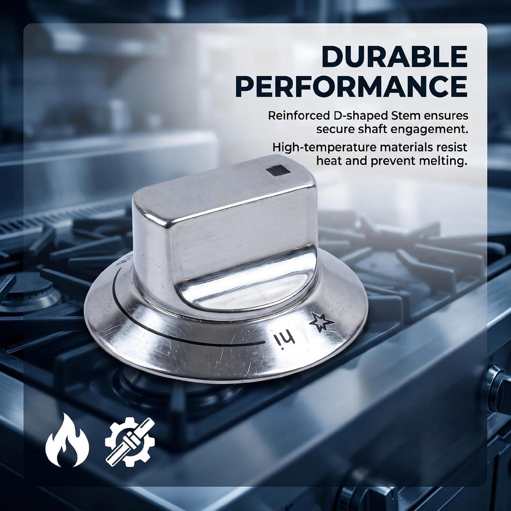Burner Control Knob Compatible with Electrolux 318242275