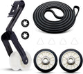 For Amana NED4655EW1 NED4600YQ1 NGD4655EW2 NED4600YQ0 Dryer Repair Kit | Rollers 14210017, Belt 341241, Idler Pulley
