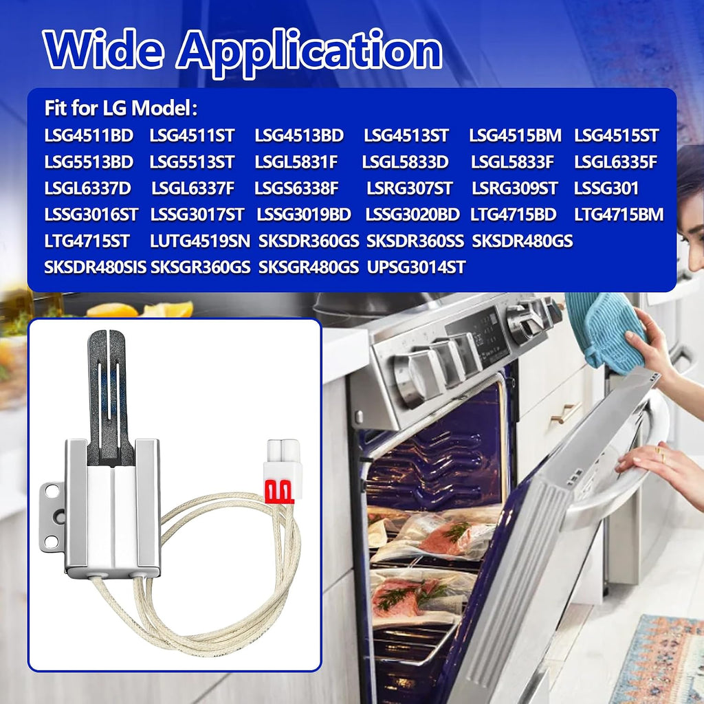 LSGL6335F LSG4511ST Gas Oven Igniter for LG