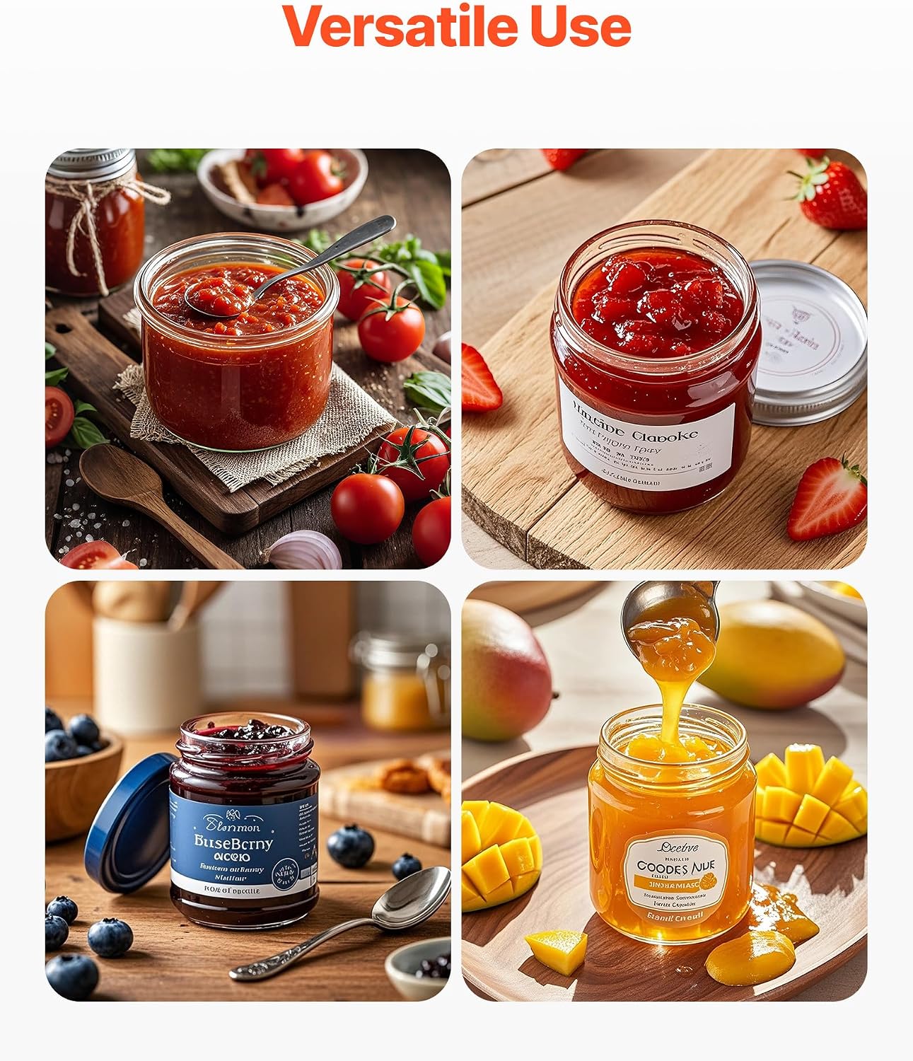 110V Electric Tomato Strainer 370W Commercial Grade Tomato Milling Machine Stainless Steel Tomato Press and Strainer