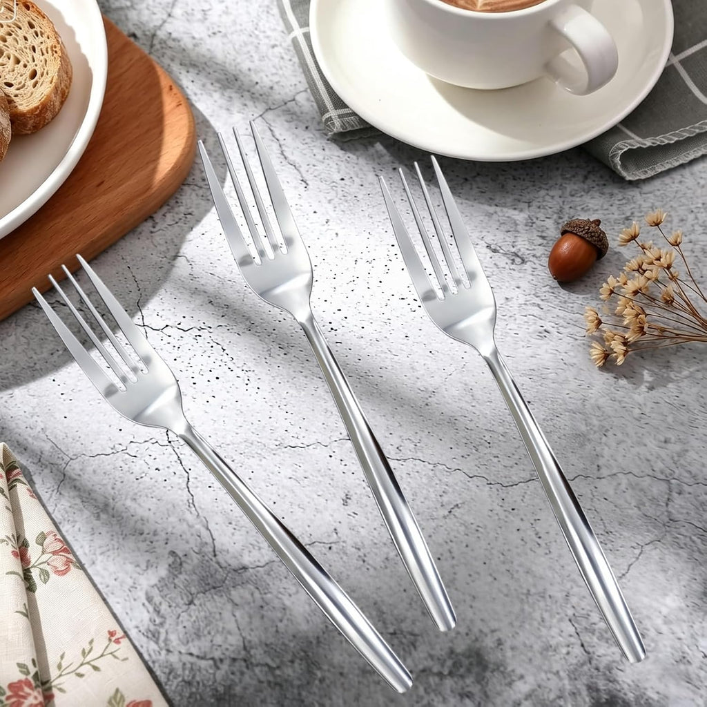 200 PCcs Dinner Forks Bulk, 7.9 Inch Forks Stainless Steel
