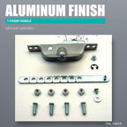 Jalousie Window Operator, Aluminum, T-Crank Handle