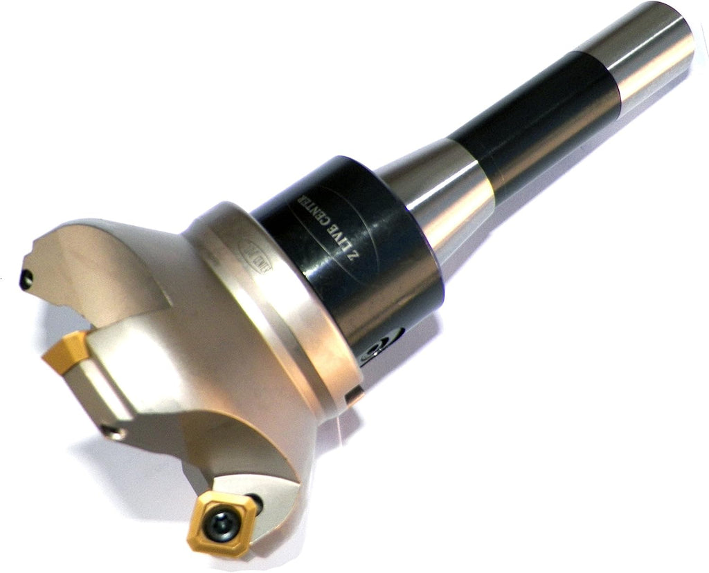 3.15" Face Shell Mill Cutter 45 Degree 5 Flutes R8 Face Milling Cutter W Inserts