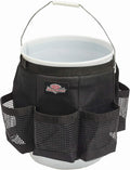Auto Boss Wash Boss Organizer for a 5 Gallon Bucket, with Fast-Drying, Exterior Mesh Pockets for Car Supplies