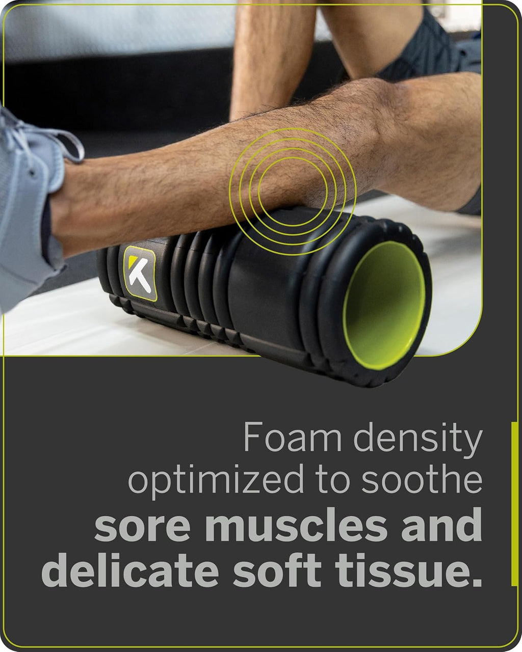 Grid 1.0 Foam Roller - 13" Multi-Density Massage Roller for Deep Tissue & Muscle Recovery - Relieves Tight, Sore