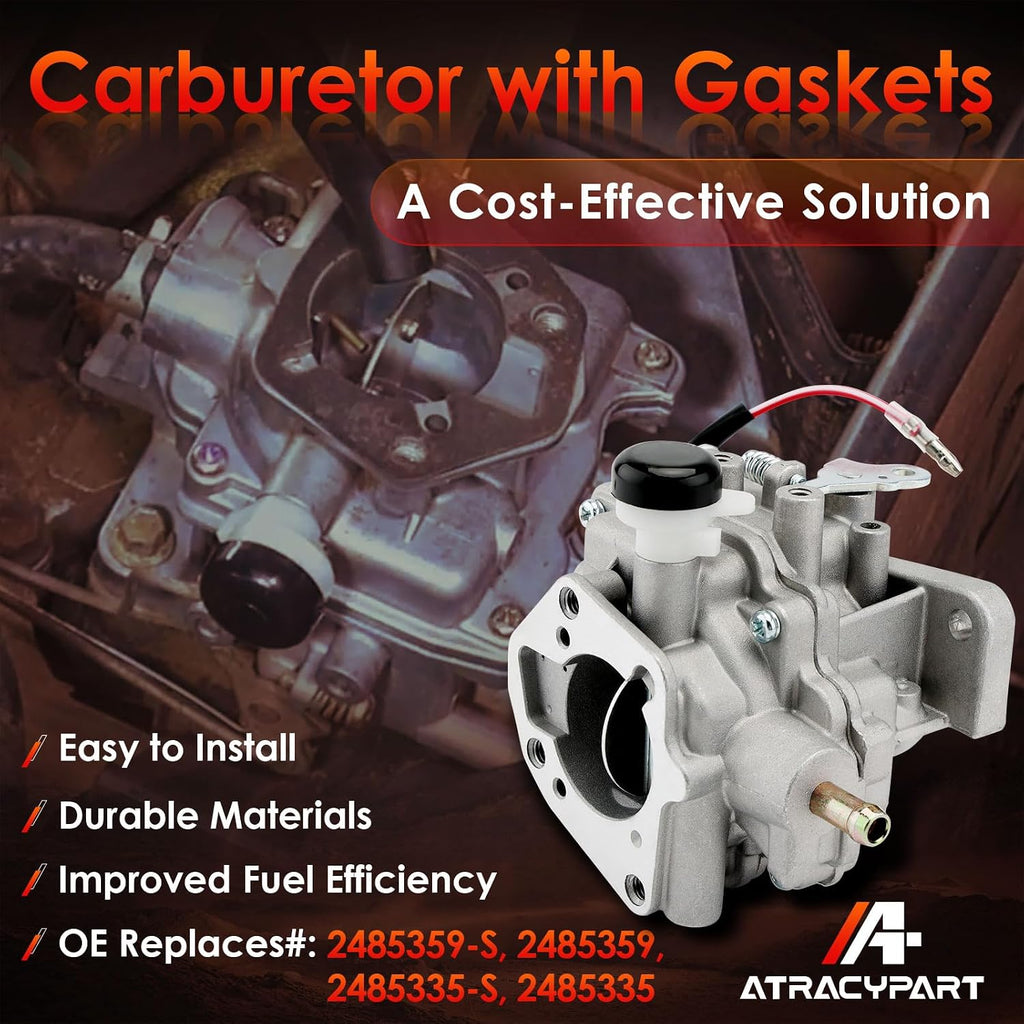 Carburetor w/Gaskets, Fits Kohler Command 19HP 20HP 21HP 22HP 23HP Engines