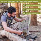 Tiny Pocket Survival & First Aid Guide for Emergency Preparedness,1 Pack