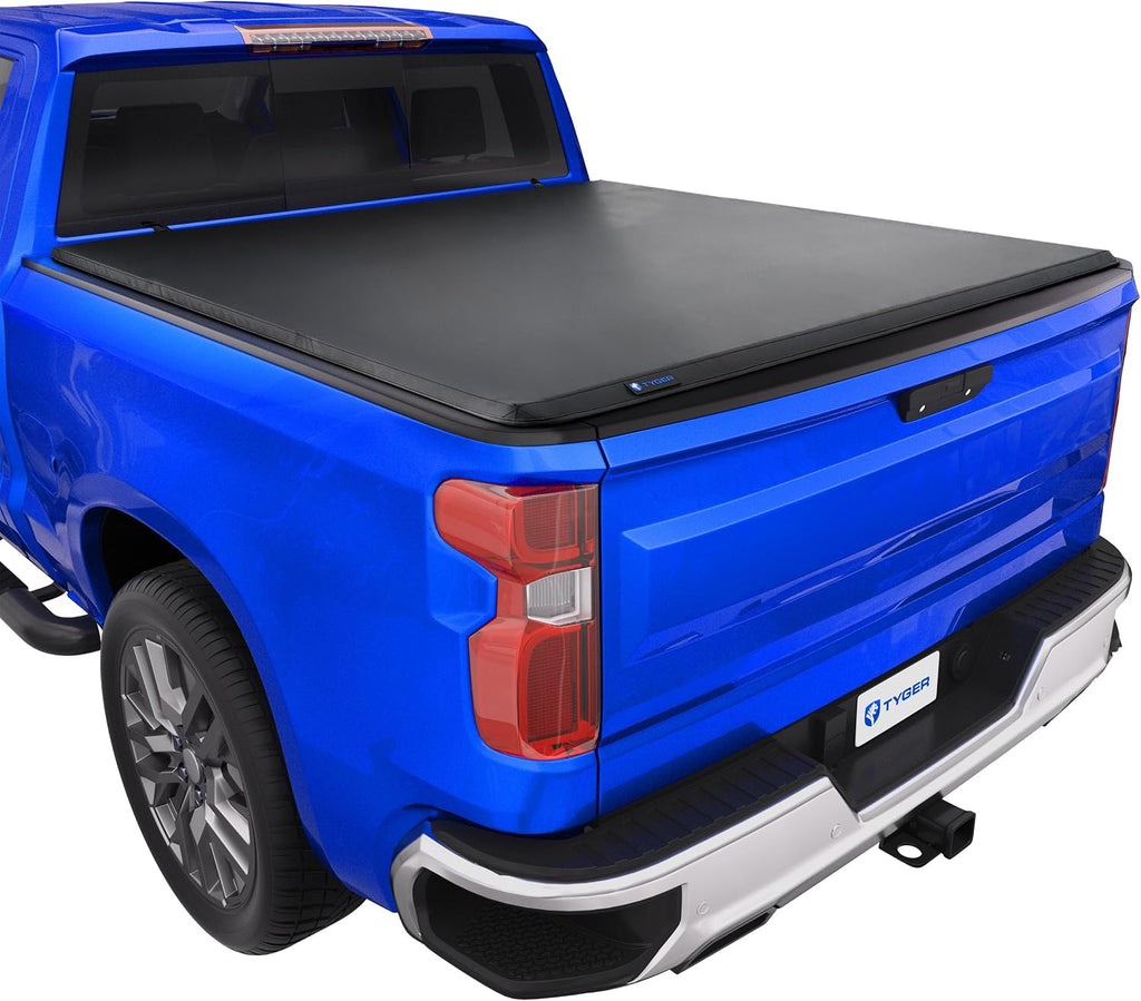 Tyger Auto T3 Soft Tri-fold Truck Bed Tonneau Cover Compatible with 2019-2026 Chevy Silverado GMC Sierra 1500 (Not Fit 19 LD/Limited) | 5'10" (70") Bed | TG-BC3C1053