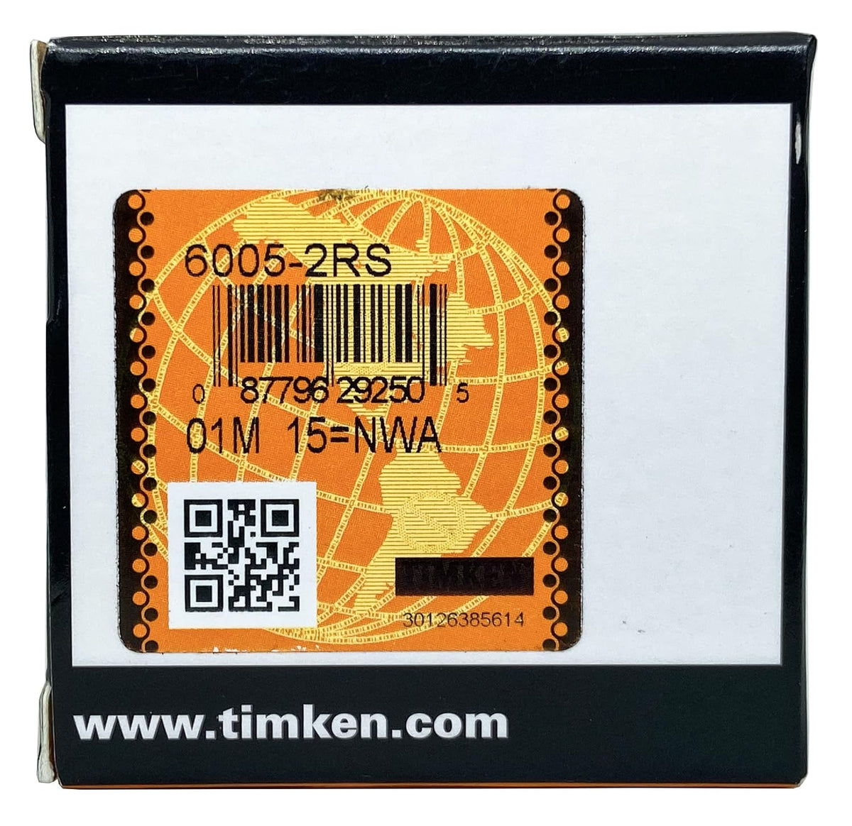 2PACK TIMKEN 6005-2RS Double Rubber Seal Bearings 25x47x12mm, Pre-Lubricated and Stable Performance and Cost Effective, Deep Groove Ball Bearings.