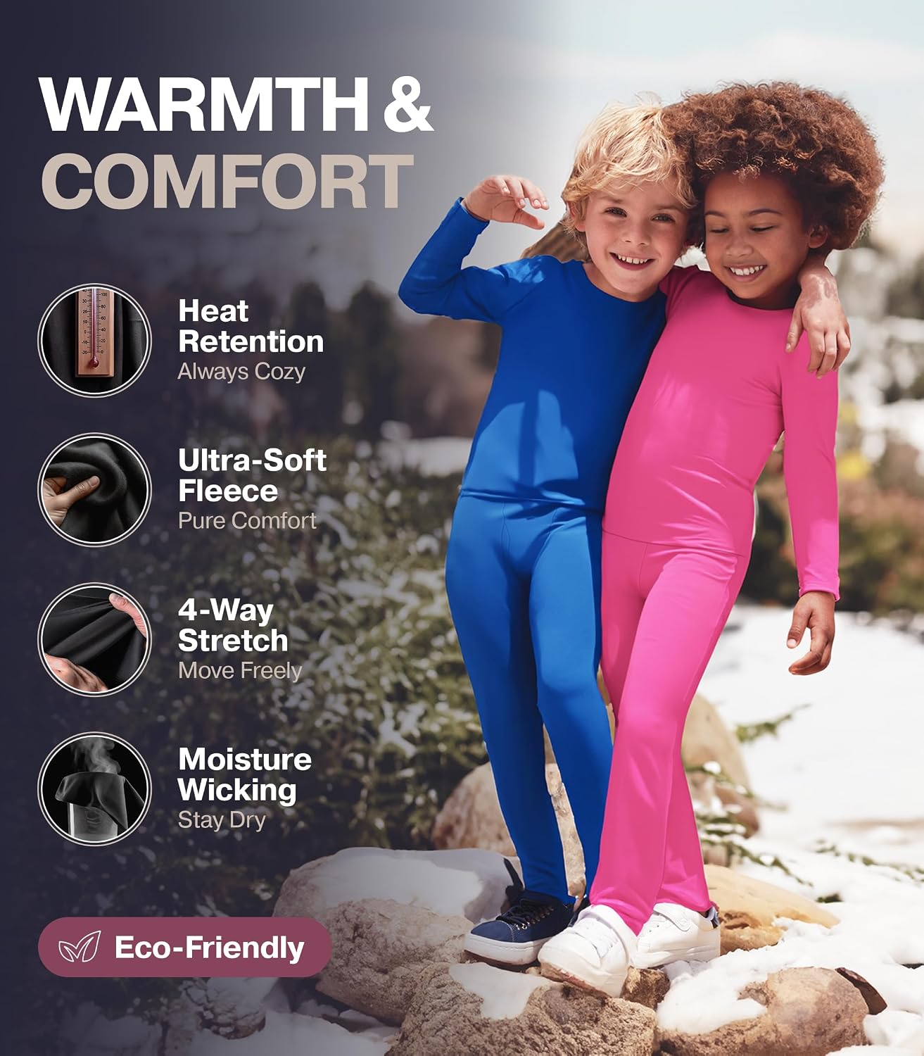 Girls' Thermal Tops 3-Pack by Thermajane