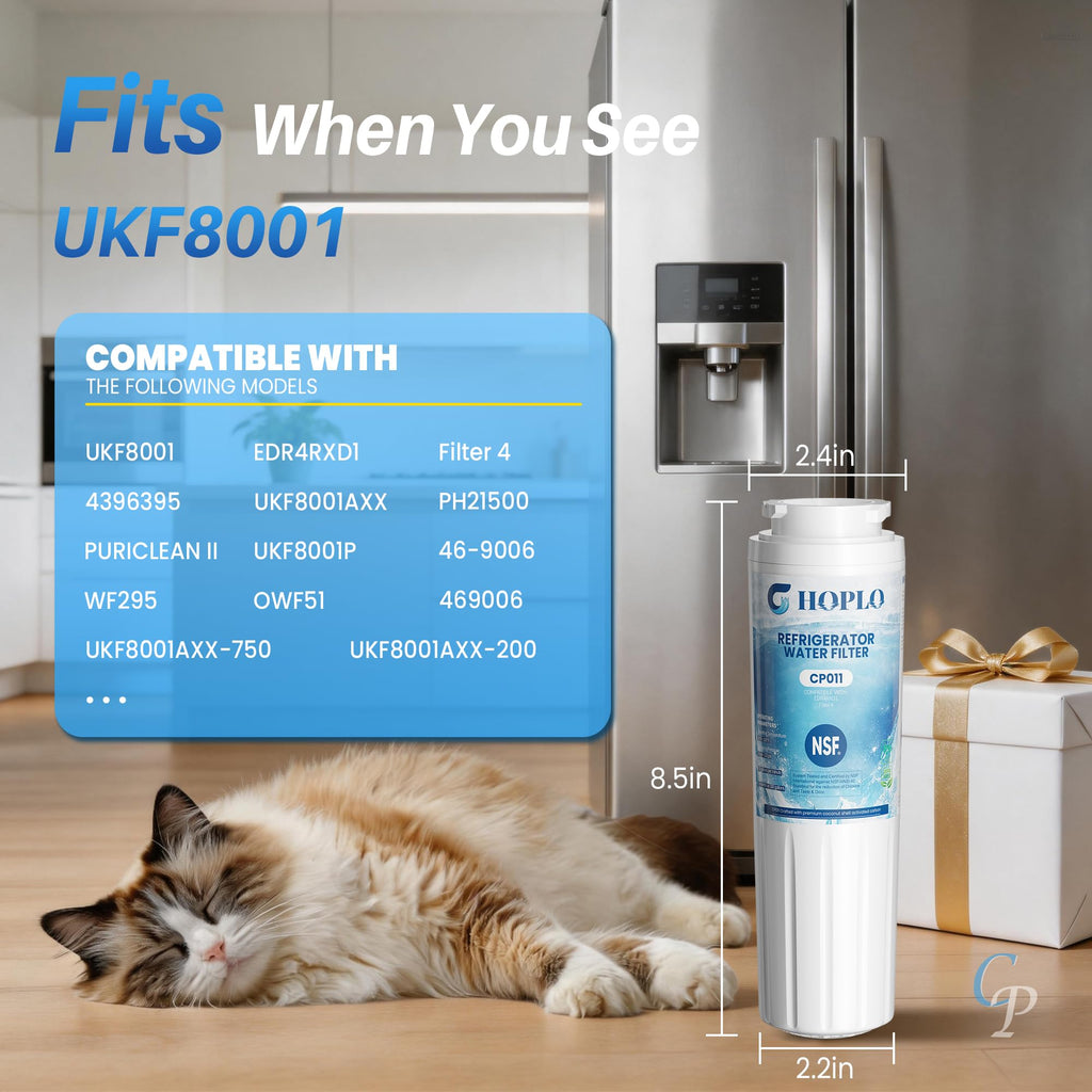 EDR4RXD1 Water Filter Replacement Compatible with Whirlpool UKF8001