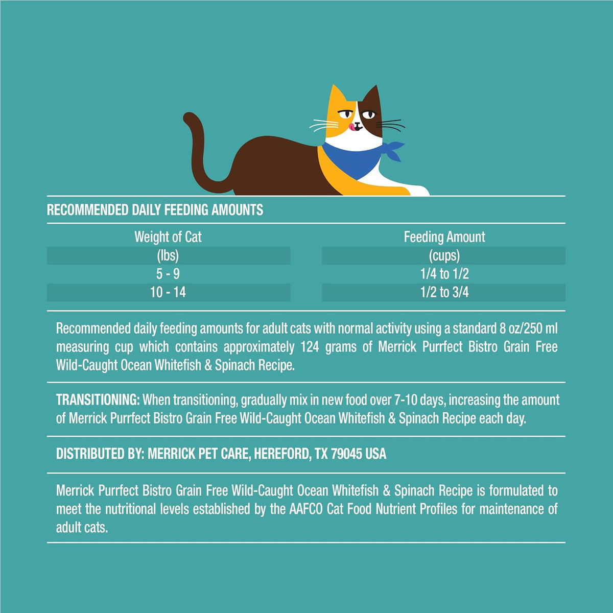 Purrfect Bistro Whitefish & Spinach Dry Cat Food, 4lb Bag