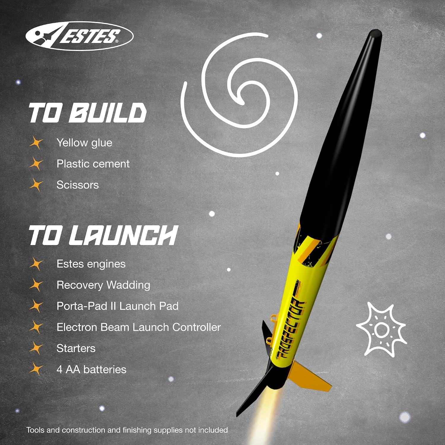 3240 Prospector Beginner Model-Rocket Kit