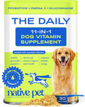 The Daily Dog Vitamins & Supplements - 11-in-1 Multivitamin Powder for Dogs - Supports Whole Body Health, Digestion