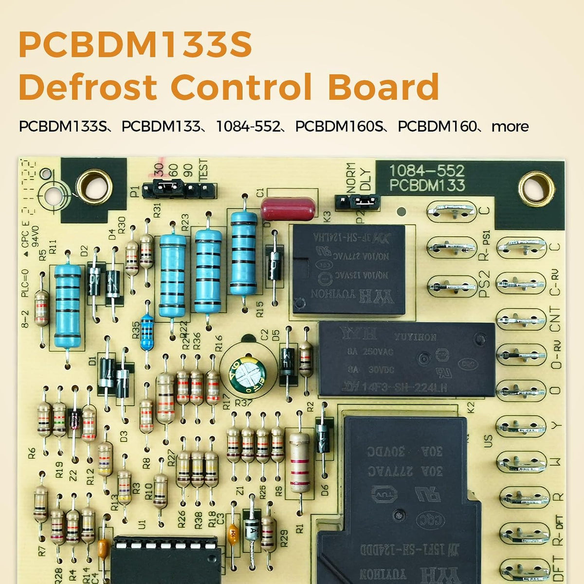 PCBDM133S Defrost Control Board 1084-552 PCBDM133 for Goodman Circuit Board