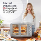 ETO4510B# French Door Convection Oven 47.5Qt, Stainless Steel