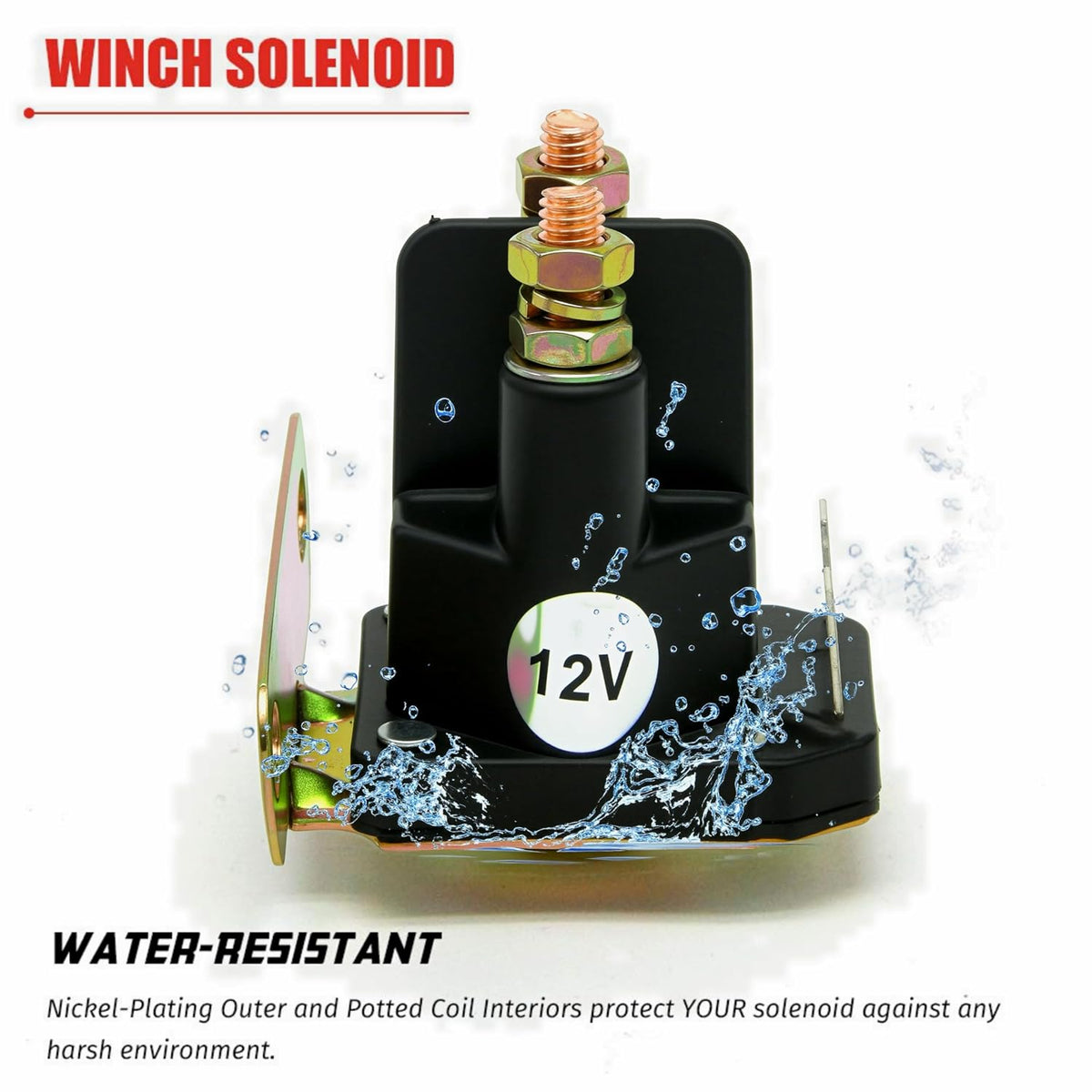 Starter Relay Solenoid Compatible with John Deere Tractor D100 D105 D110 D120 D125 D130 D140 D150 D155 D160 D170