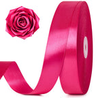 Hot Pink Satin Ribbon 1 Inch x 100 Yards