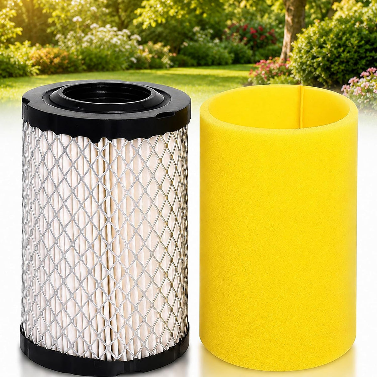 Podoy 796031 Air Filter with 797704 Pre Filter for Lawn Mower Tractor
