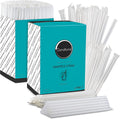 Clear Plastic Straws Individually Wrapped 1000 Pack - 8 inch Drinking Straw, BPA Free - Restaurant Style Disposable