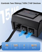 Infinite Cycle Pool Timer for Above Ground Pool, NEMA 5-15R