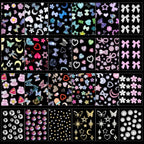 3D Nail Charms and Gems, Assorted Styles Acrylic Nail Art Charms