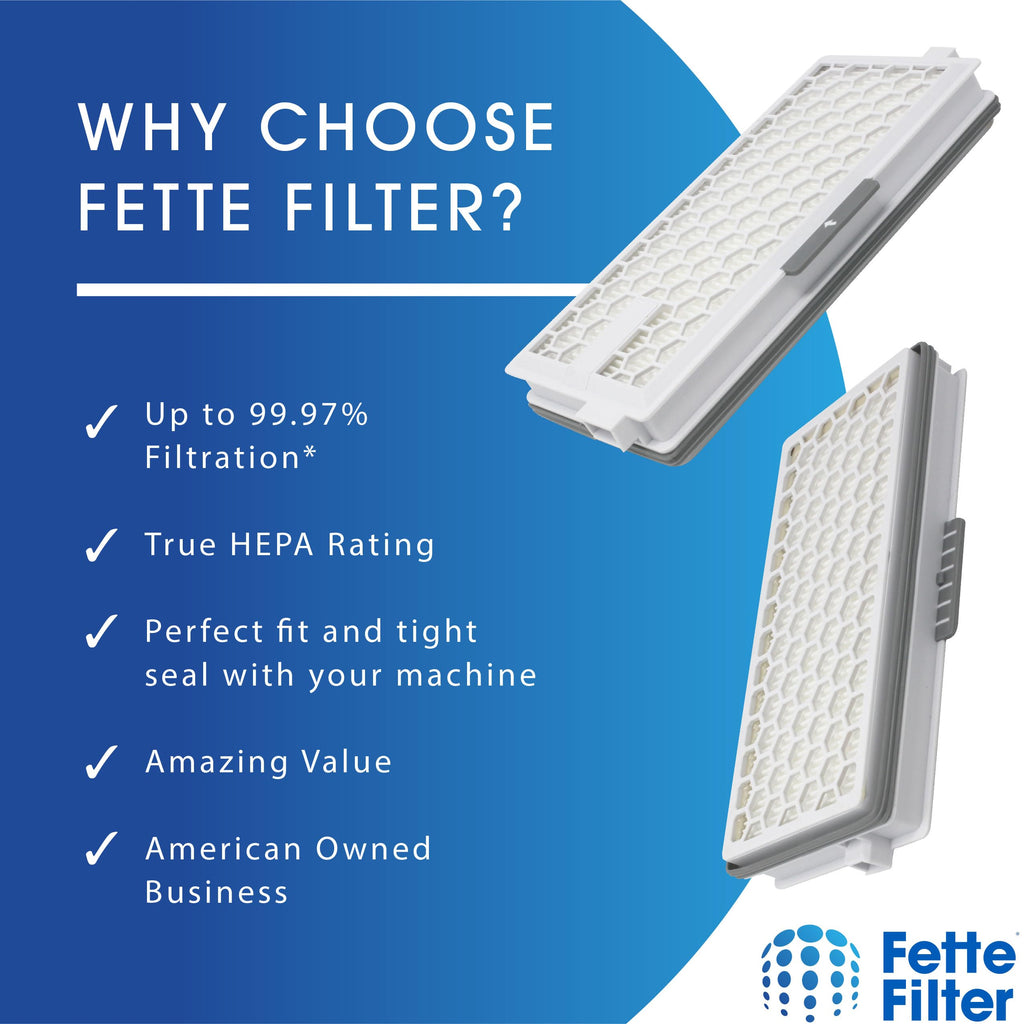 Vacuum Replacement Filter 6-Pack Compatible with Miele SF-HA 50 Canister