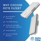 Vacuum Replacement Filter 6-Pack Compatible with Miele SF-HA 50 Canister