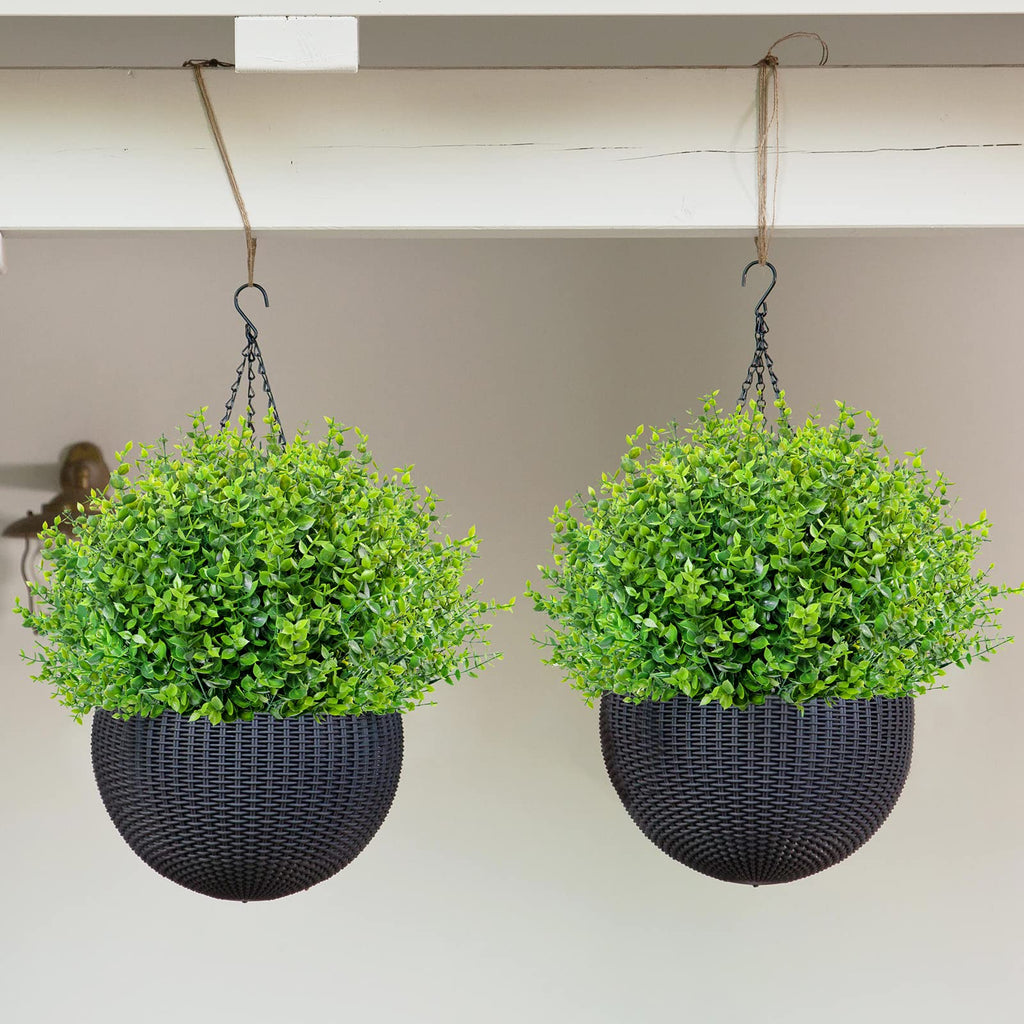 24 Bundles Artificial Greenery Stems Fake Plants Outdoor Decor