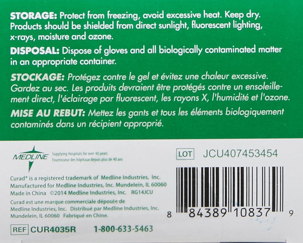 Powder-Free Vinyl Exam Gloves-50 ct