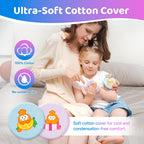 Small Gel Ice Packs, 4 Mini Reusable Cold Packs with 2 Cute Covers