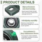 uxcell UCP204 Pillow Block Bearings, 20 mm Bore Self Alignment, (ABEC3)