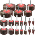 20 Pcs Flap Wheel Sander Set 80 Grit Sanding Wheel
