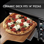 Pizza Oven with Independent Double-Deck & 14" Pizza Deck