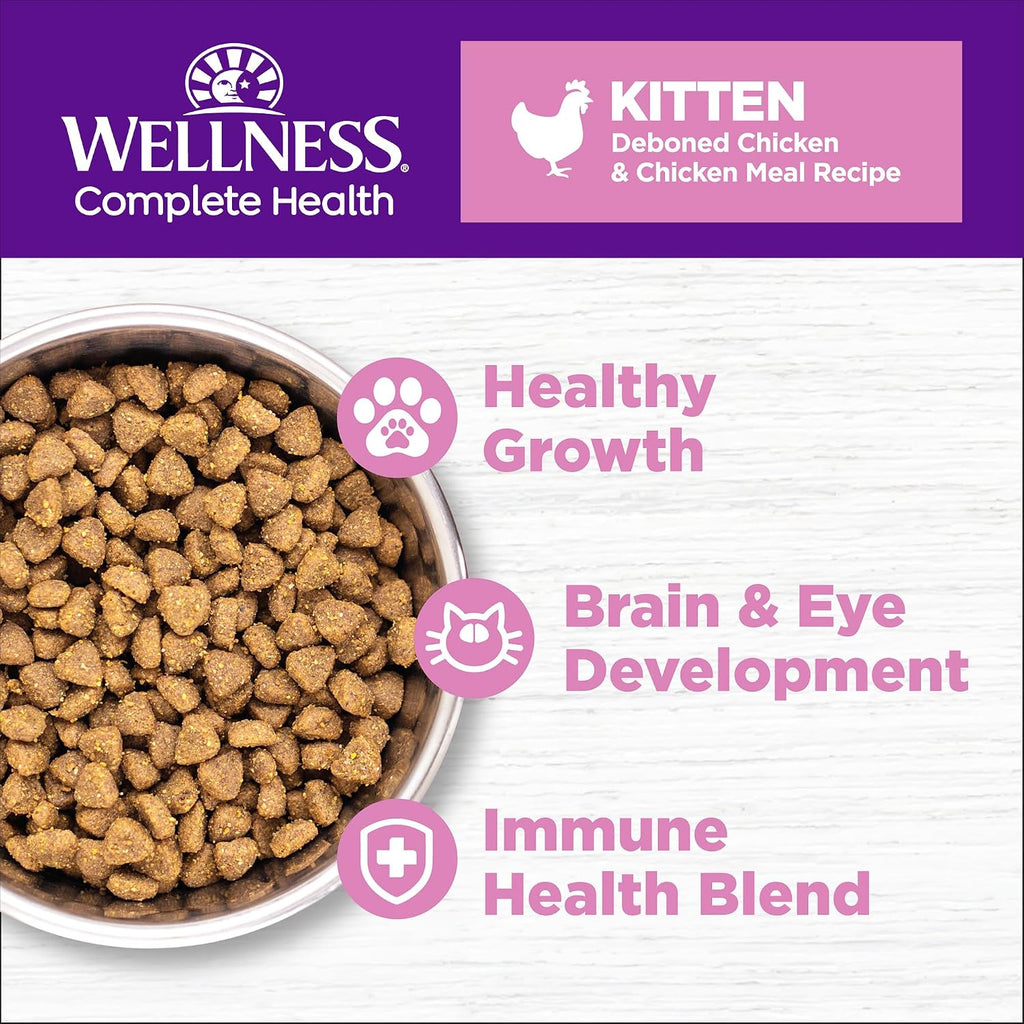 Complete Health Kitten Dry Cat Food, Natural, Grain Free Kibble, Chicken Recipe, 5.5 lb Bag