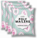 6x9 Christmas Poly Mailers- Cute Holiday Shipping Bags