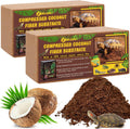 2 Pack Coconut Fiber Substrate, Premium Coco Coir Reptile Substrate | 100% Coconut Husk Terrarium Bedding for