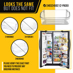 Refrigerator Door Shelf Bin for Frigidaire LFSS2312TP1 (2-Pack)