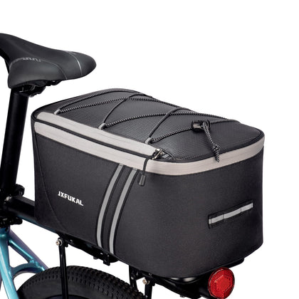 Rear Bike Rack Bag with Rain Cover, 7L/9L/10L/12L Ebike Bag